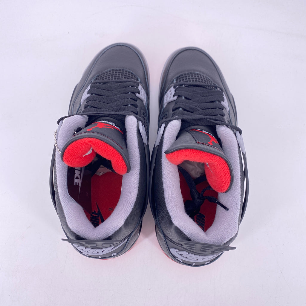 Air Jordan 4 Retro "Bred Reimagined" 2024 New Size 10.5