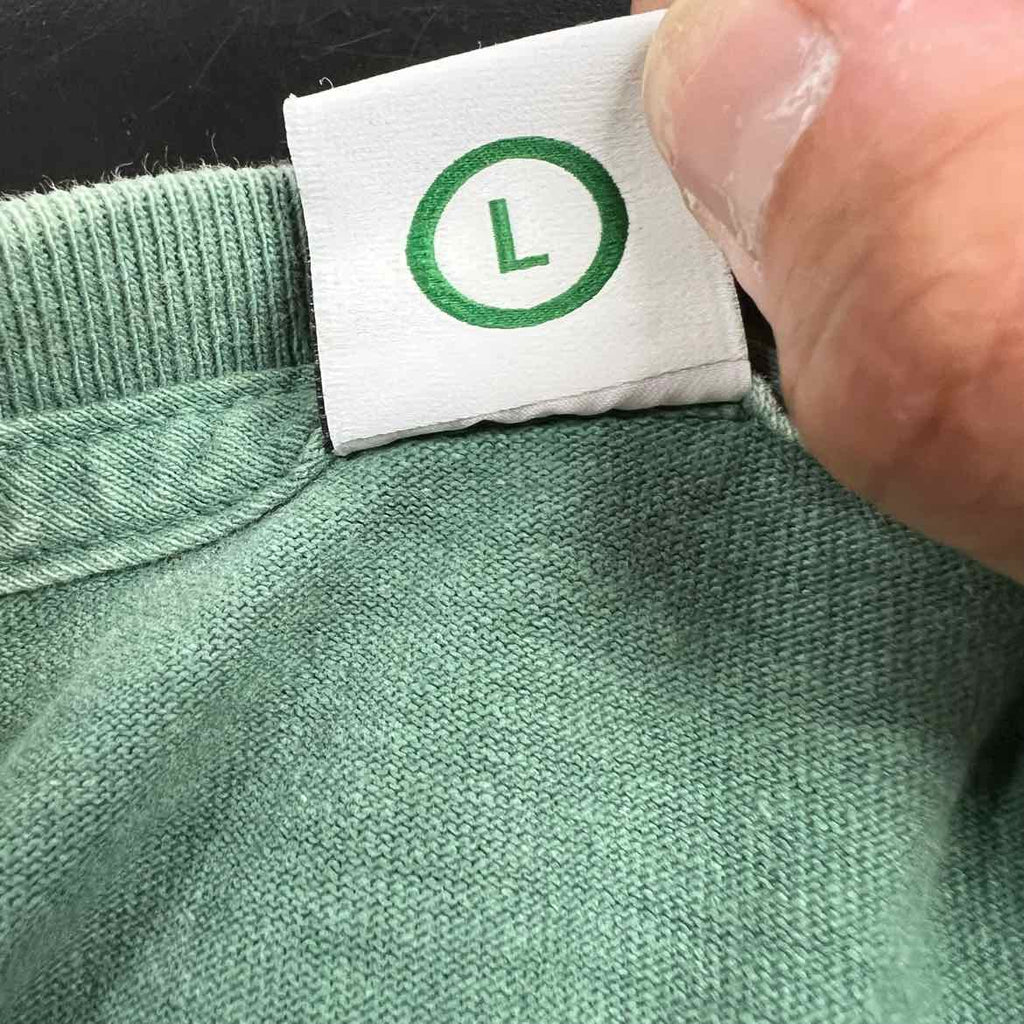 Hidden NY T-Shirt "PASSED PRESENT FUTURE" Green Used Size L
