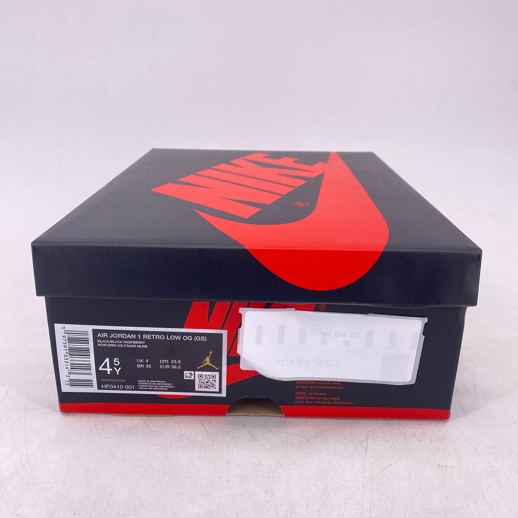 Air Jordan (GS) 1 Retro Low "Black Raspberry" 2024 New Size 4.5Y