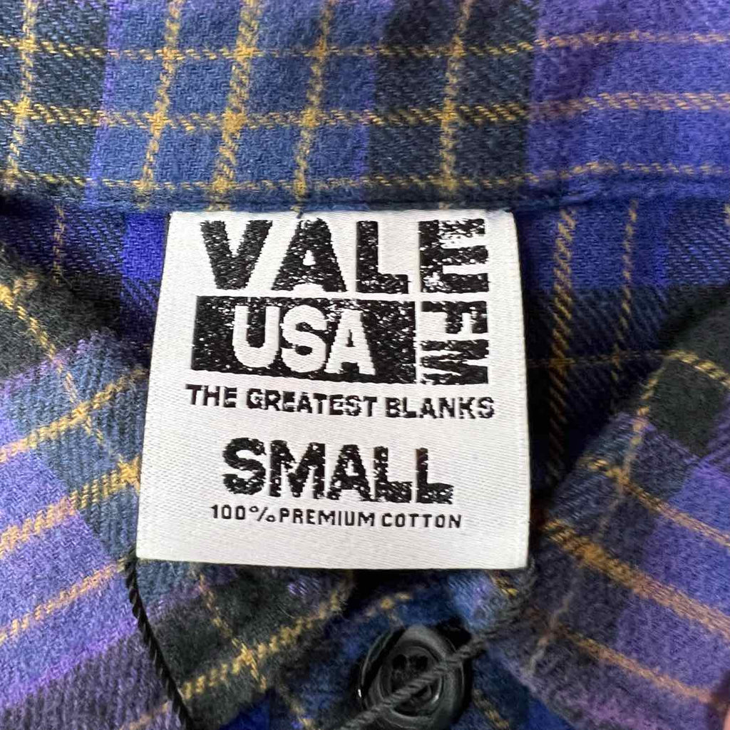 Vale Flannel "VALLEY DREAMS" Purple New Size S