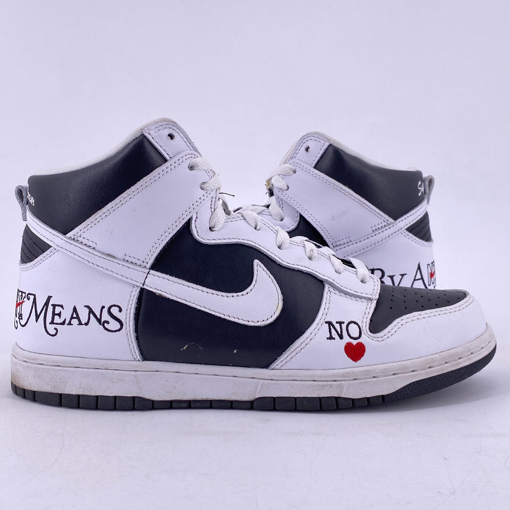 Nike SB Dunk High "By Any Means Black" 2022 Used Size 9.5