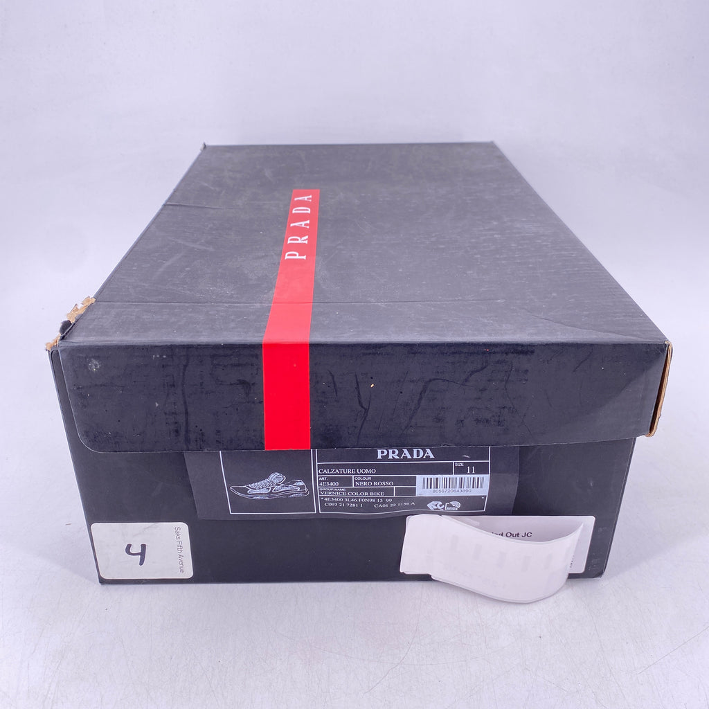 Prada America's Cup "Anthracite Red"  Used Size 11P