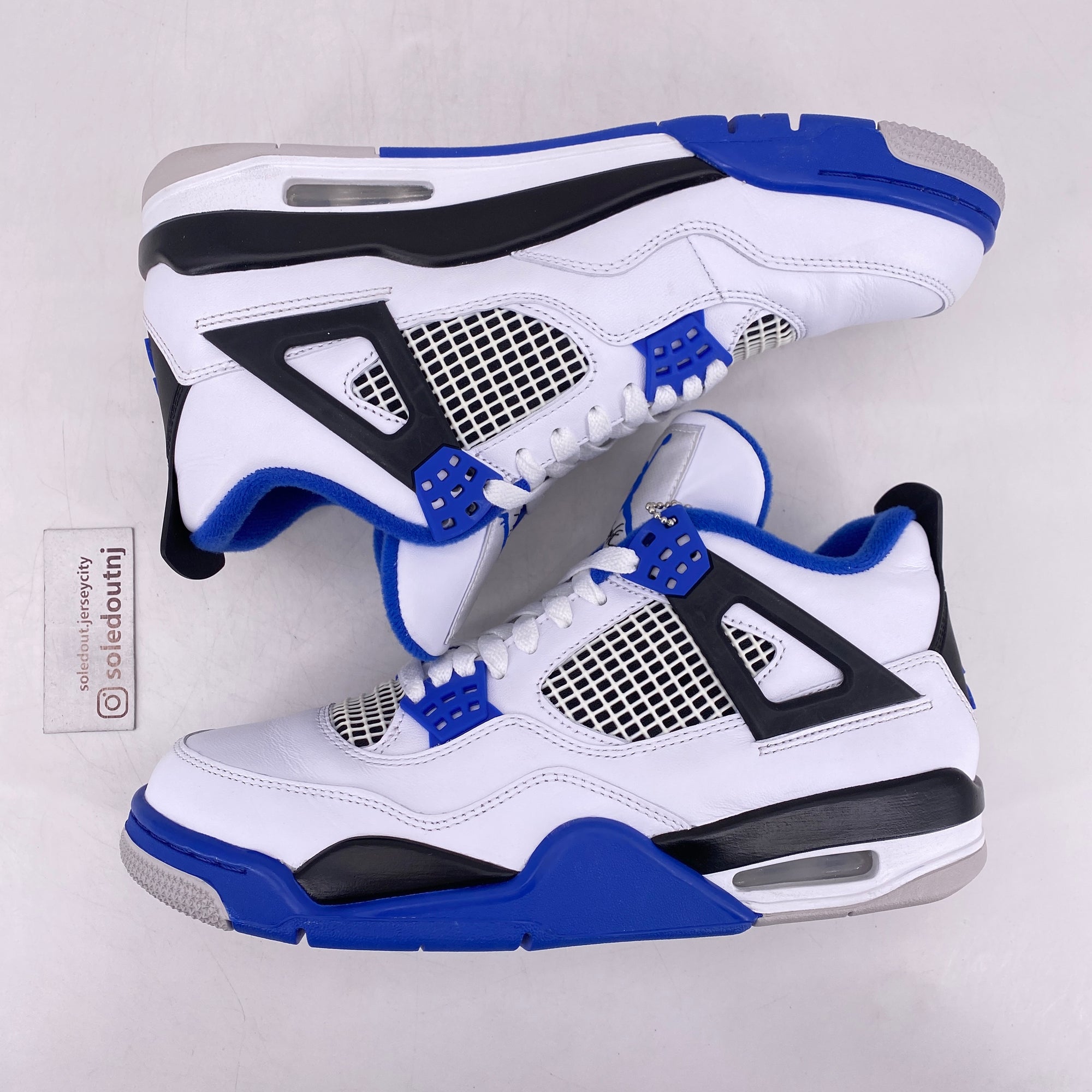 AIR JORDAN 4 RETRO LS White Legend Blue-Midnight Navy