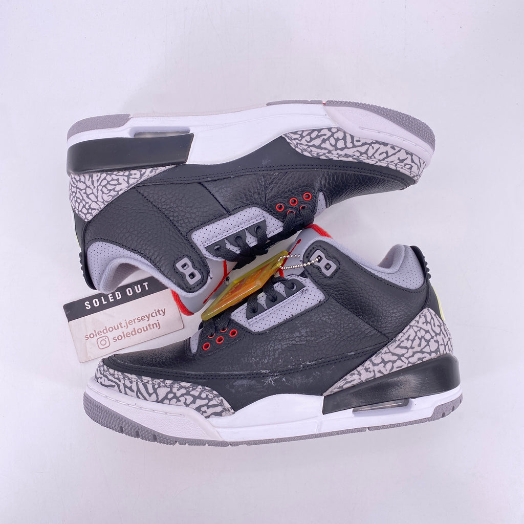 Air Jordan 3 Retro "Black Cement" 2018 New Size 7.5