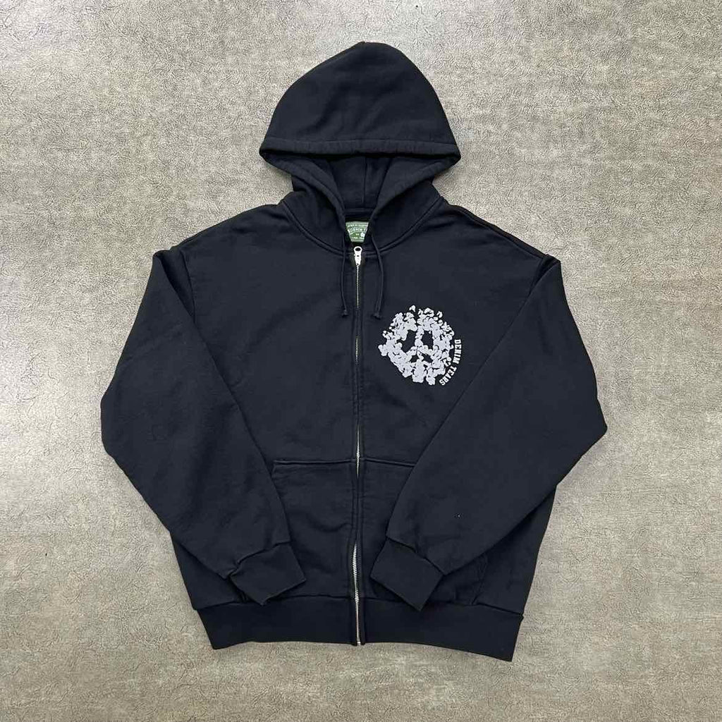 Denim Tears Zip Up "UNIVERSITY" Black Used Size M