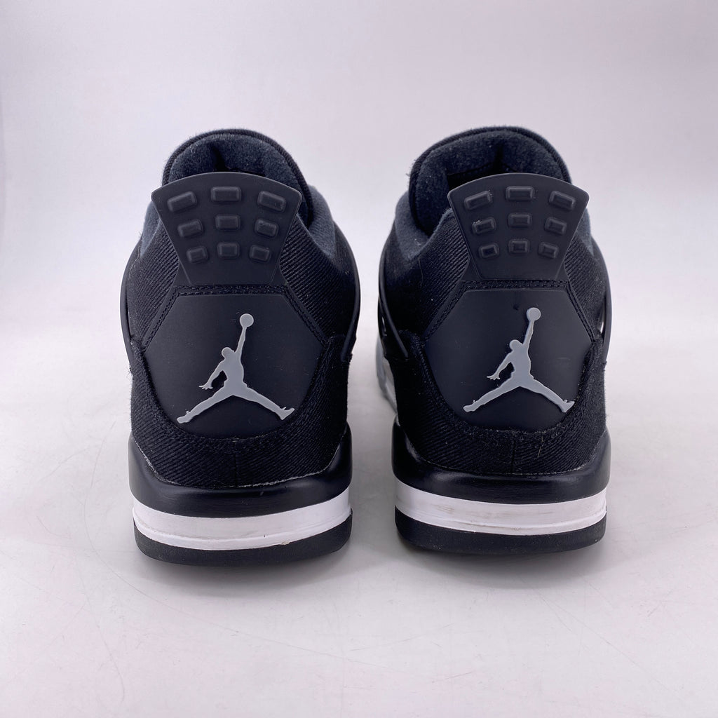 Air Jordan 4 Retro "Black Canvas" 2022 Used Size 10.5