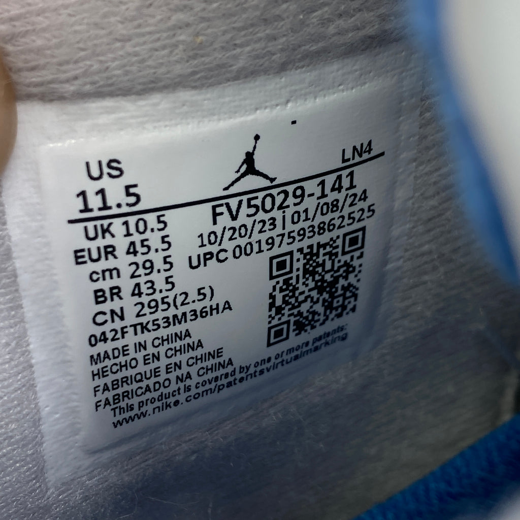 Air Jordan 4 Retro "Military Blue" 2024 New Size 11.5