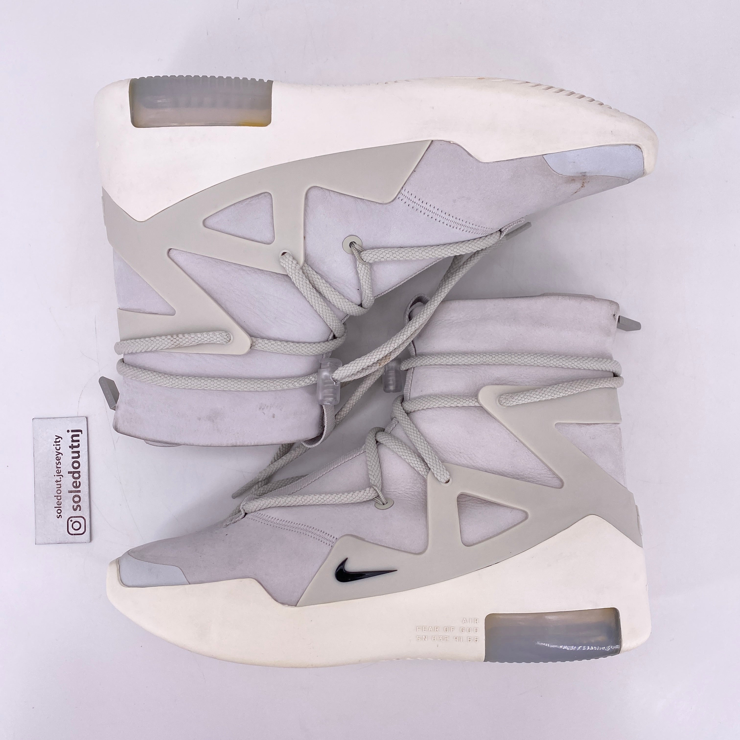 Nike fear of god 1 light bone best sale