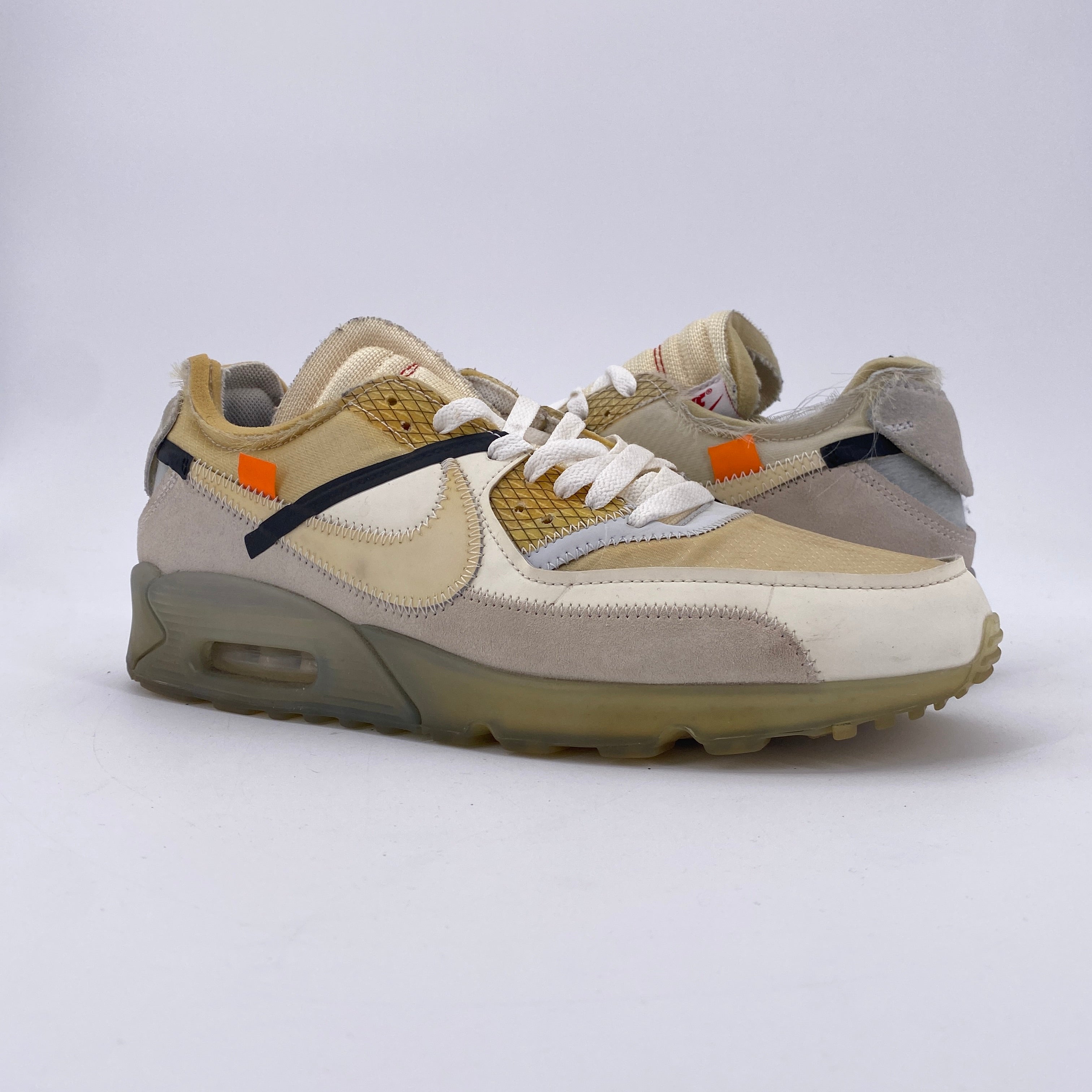 Nike Air Max 90 / OW &quot;THE 10: OFF-WHITE&quot; 2017 Used Size 10.5