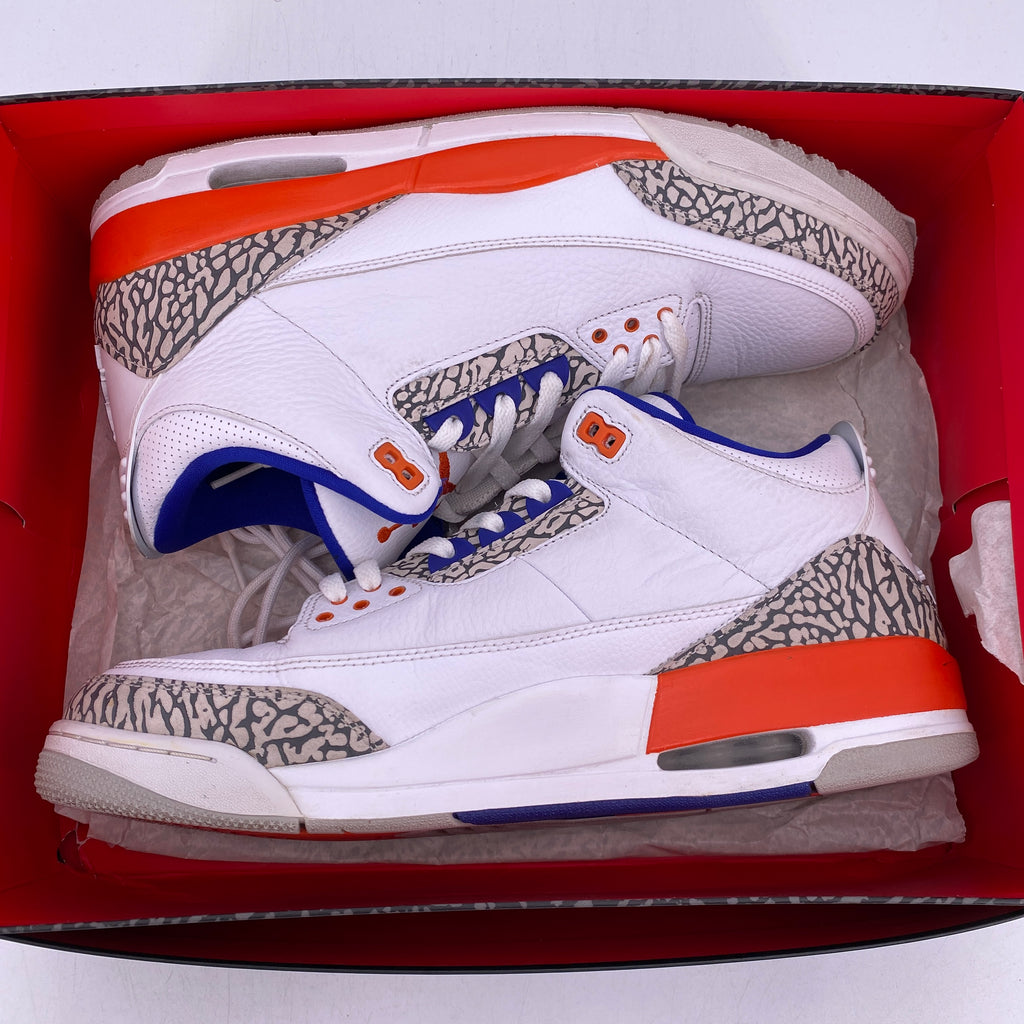 Air Jordan 3 Retro "Knicks" 2019 Used Size 13