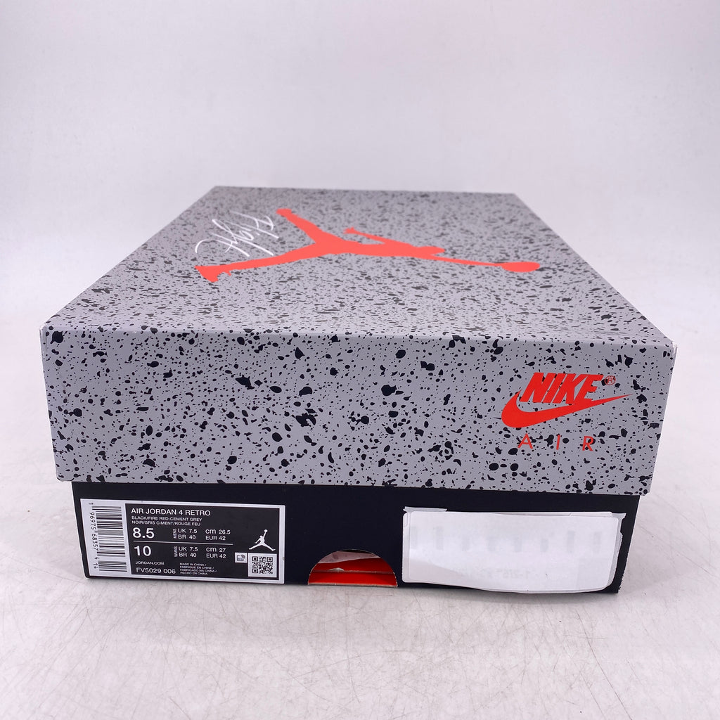 Air Jordan 4 Retro "Bred Reimagined" 2024 New Size 8.5