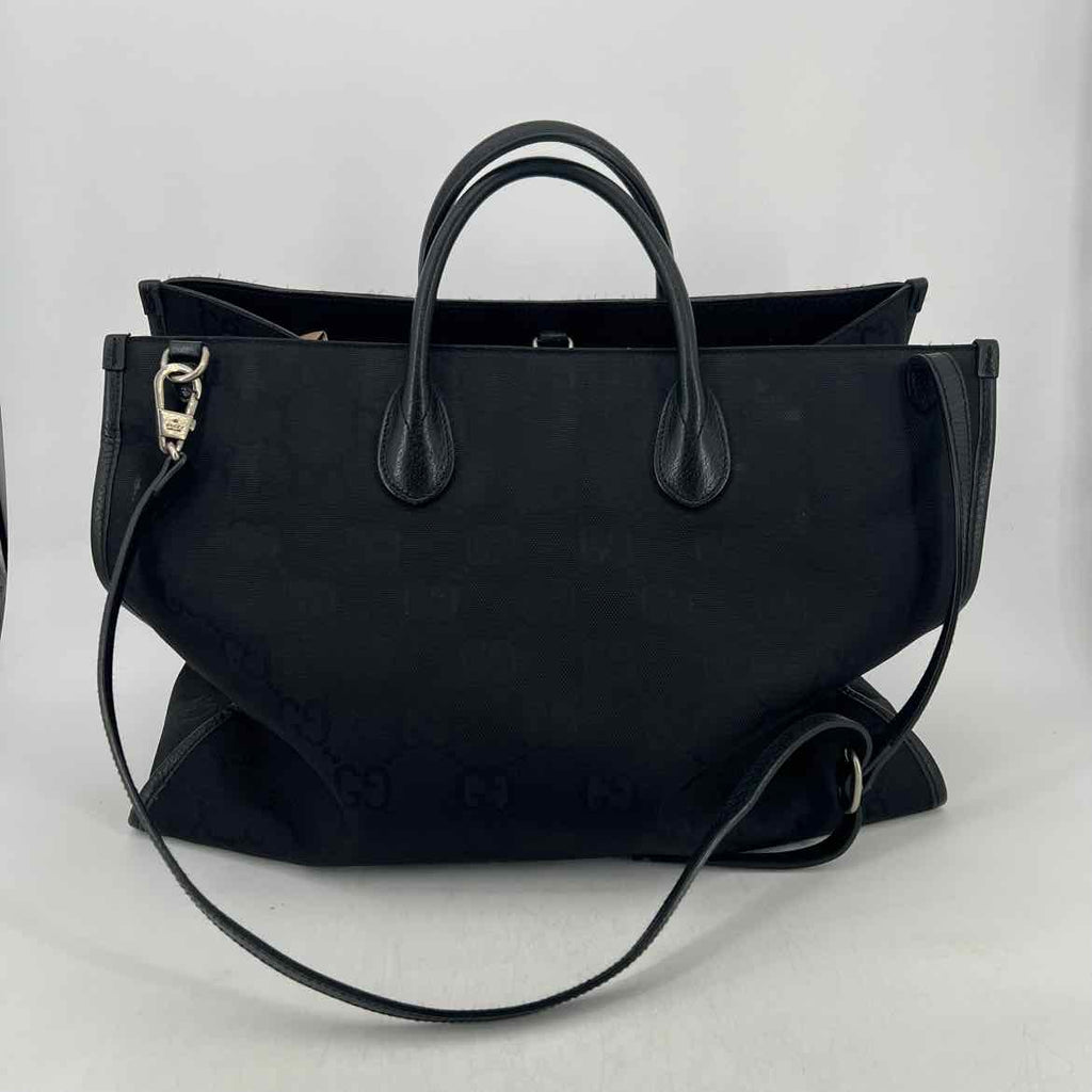 Gucci Tote Bag "MONOGRAM" Used Black
