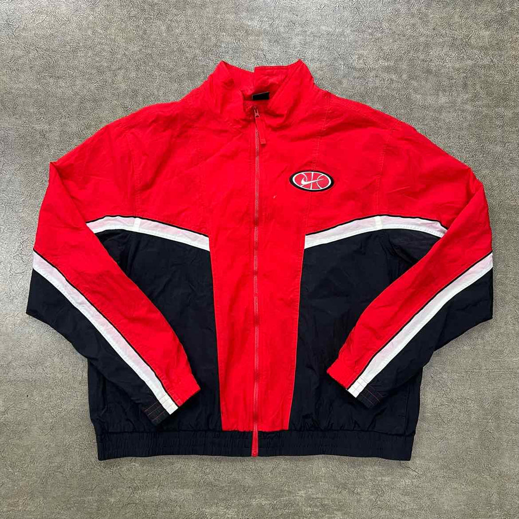 Nike Track Jacket "BLACK RED" BLACK RED Used Size XL