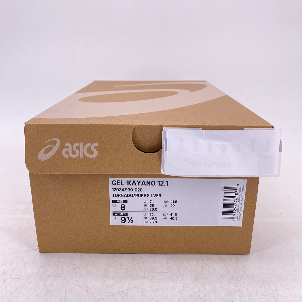 Asics Gel-Kayano 12.1 "Kith Torando Pure Silver" 2025 Used Size 8