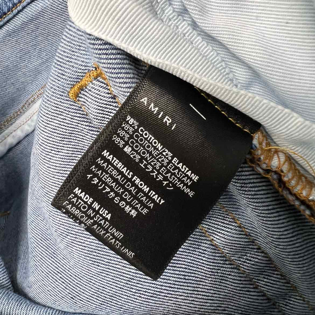 Amiri Jeans "DISTRESSED" Blue Used Size 30
