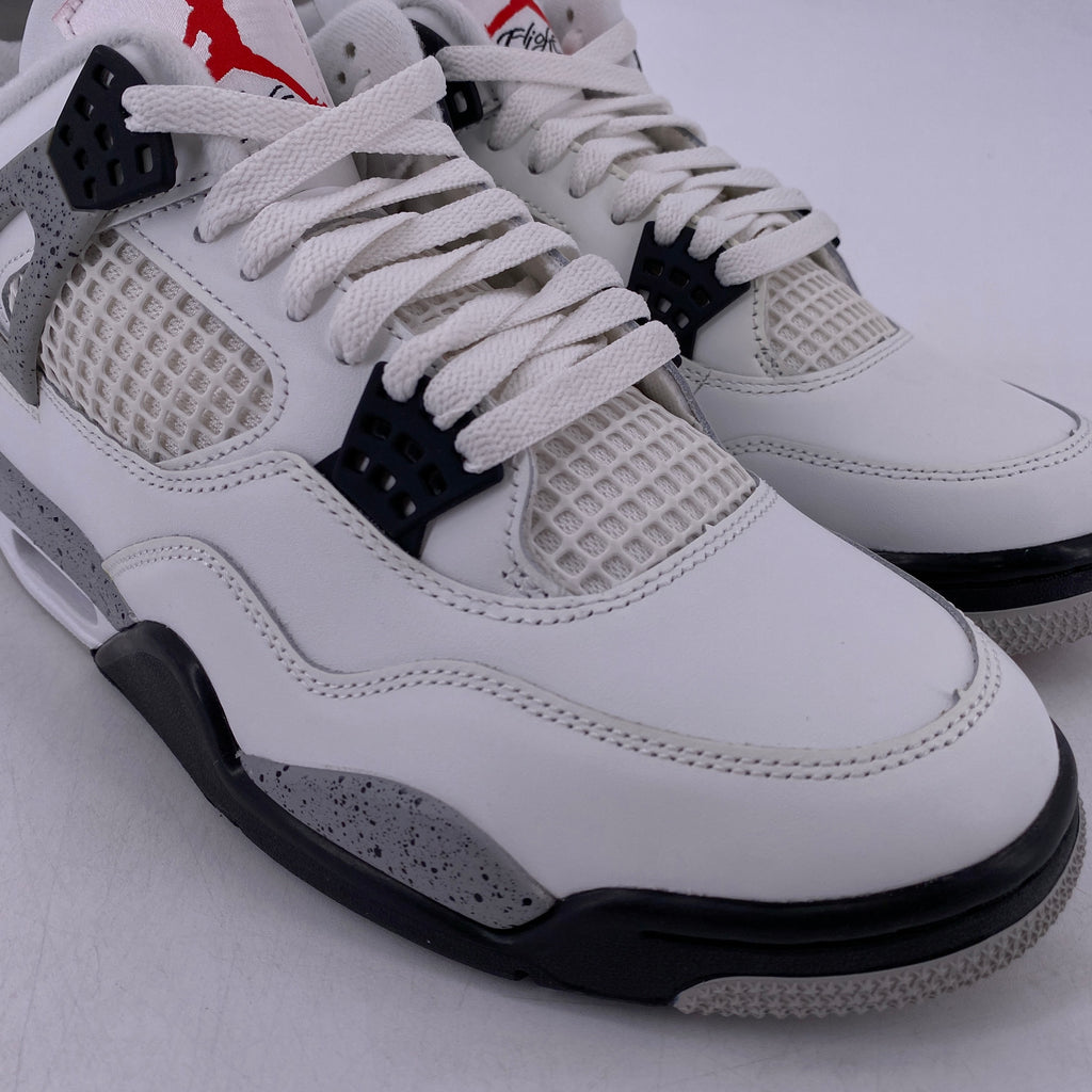 Air Jordan 4 Retro "White Cement" 2025 New Size 9