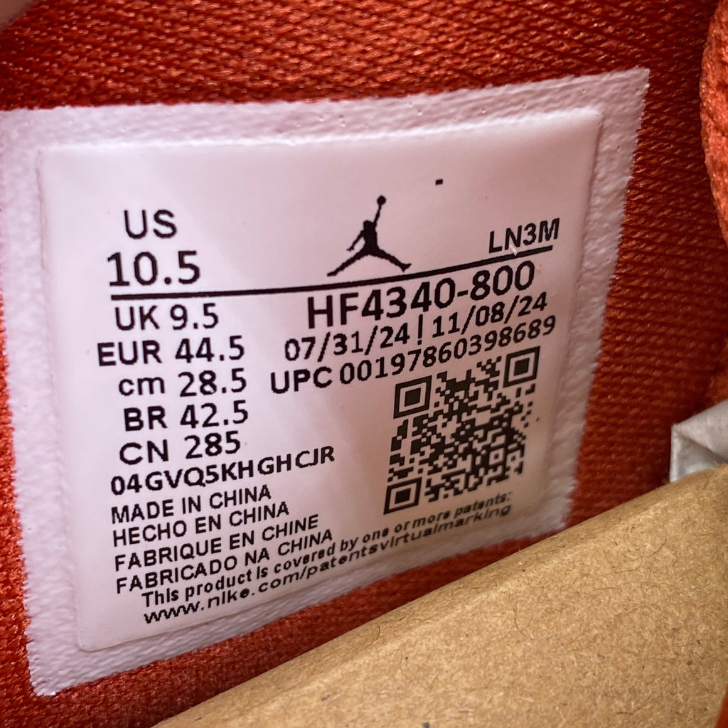 Air Jordan 4 Retro "Brick By Brick" 2025 New Size 10.5