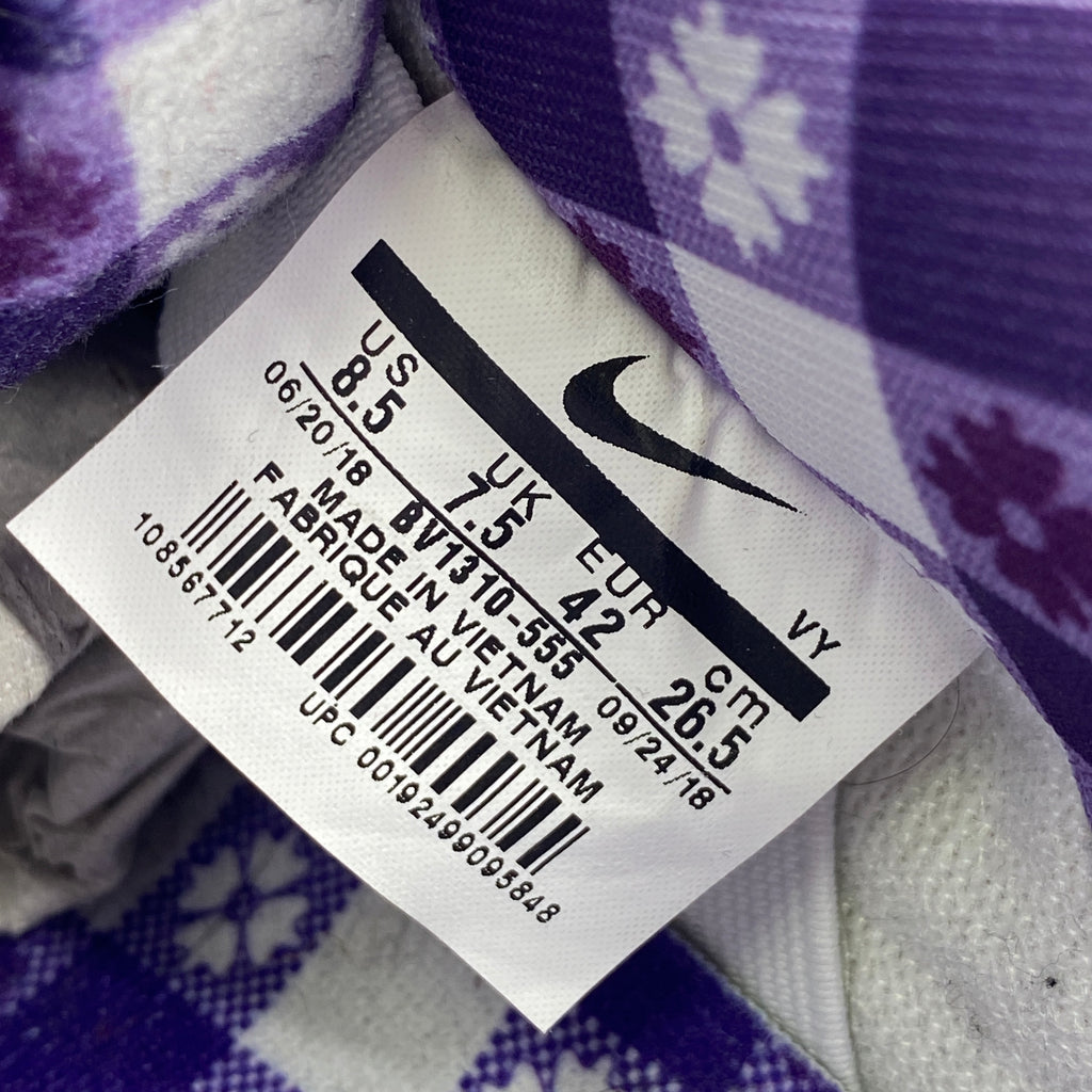 Nike SB Dunk Low Pro QS "Purple Lobster" 2018 Used Size 8.5