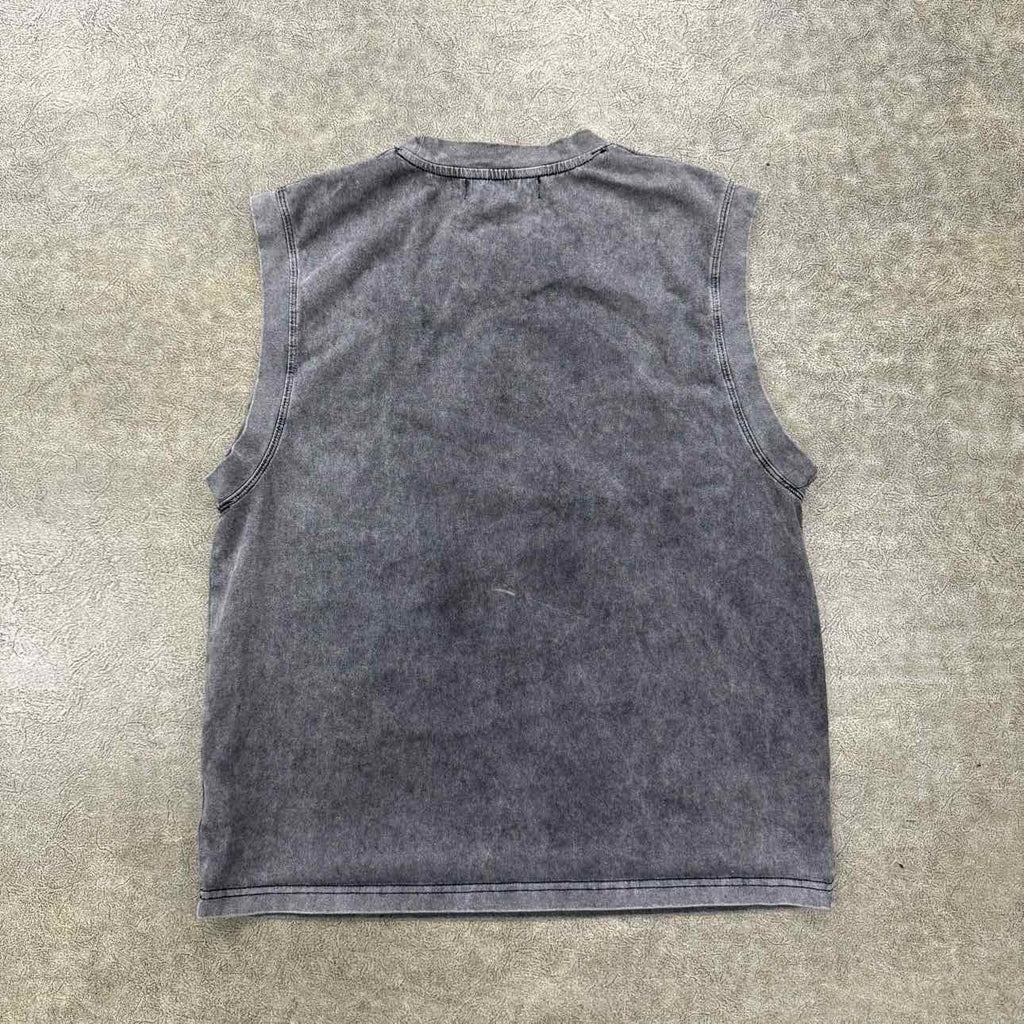 Vale Tank Top "BOXING" Vintage Black Used Size S