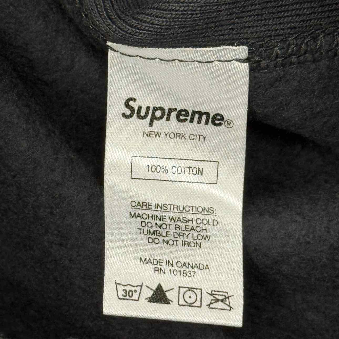 Supreme Hoodie &quot;CROSS BOX LOGO&quot; Black New Size S