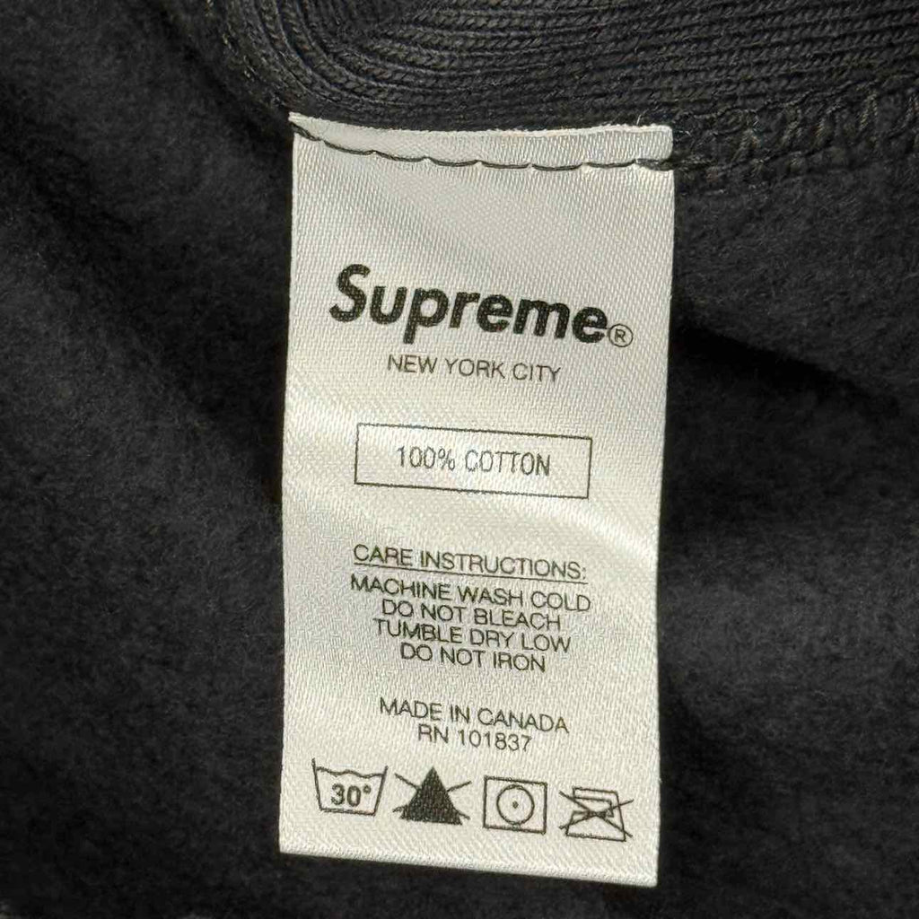 Supreme Hoodie "CROSS BOX LOGO" Black New Size S