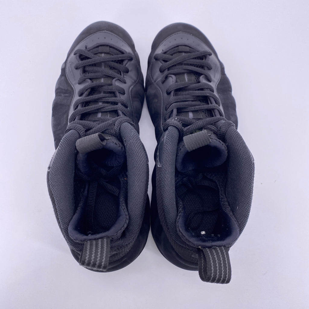 Nike Air Foamposite One "Black Suede" 2014 Used Size 9.5