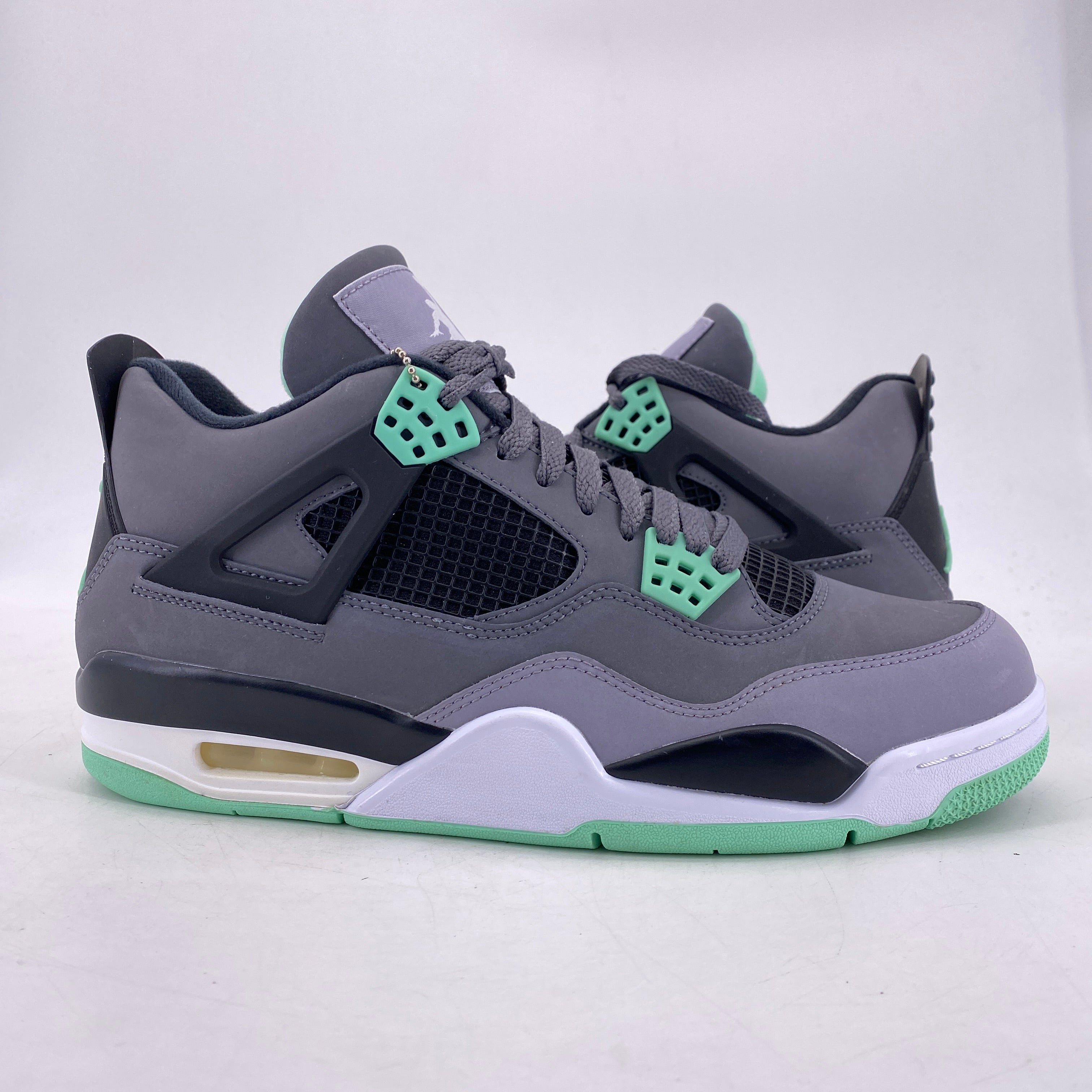 Air Jordan 4 Retro Green Glow 2014 Size 10 SOLED OUT JERSEY CITY