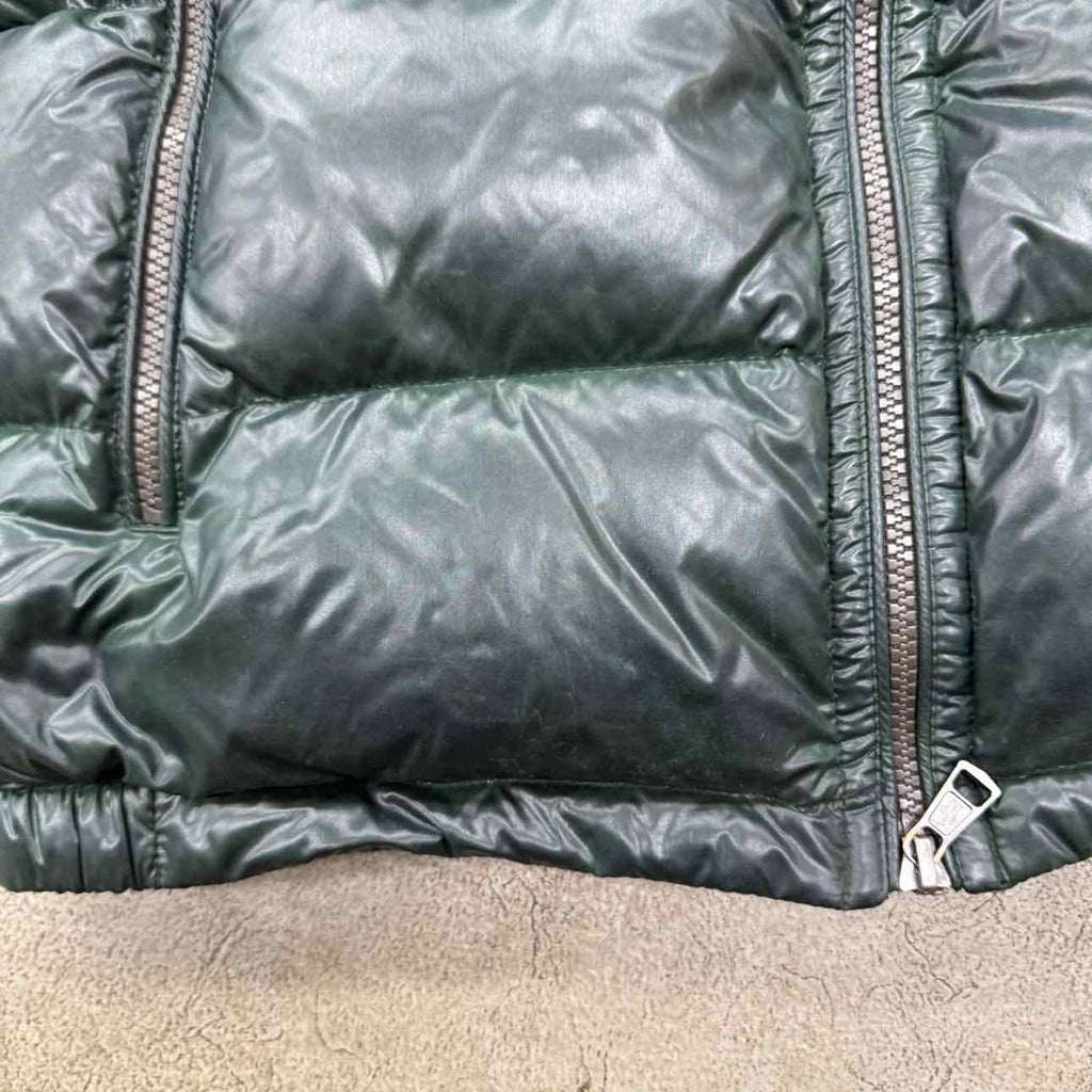 Moncler Vest "GILET" Forest Green Used Size 2