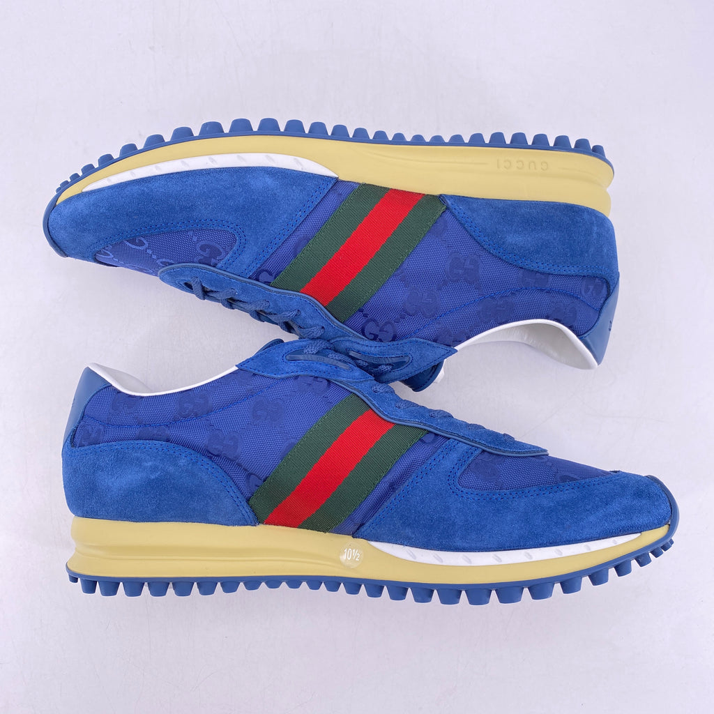 Gucci Low Top "Re-Motion Canvas Blue"  New Size 10.5G