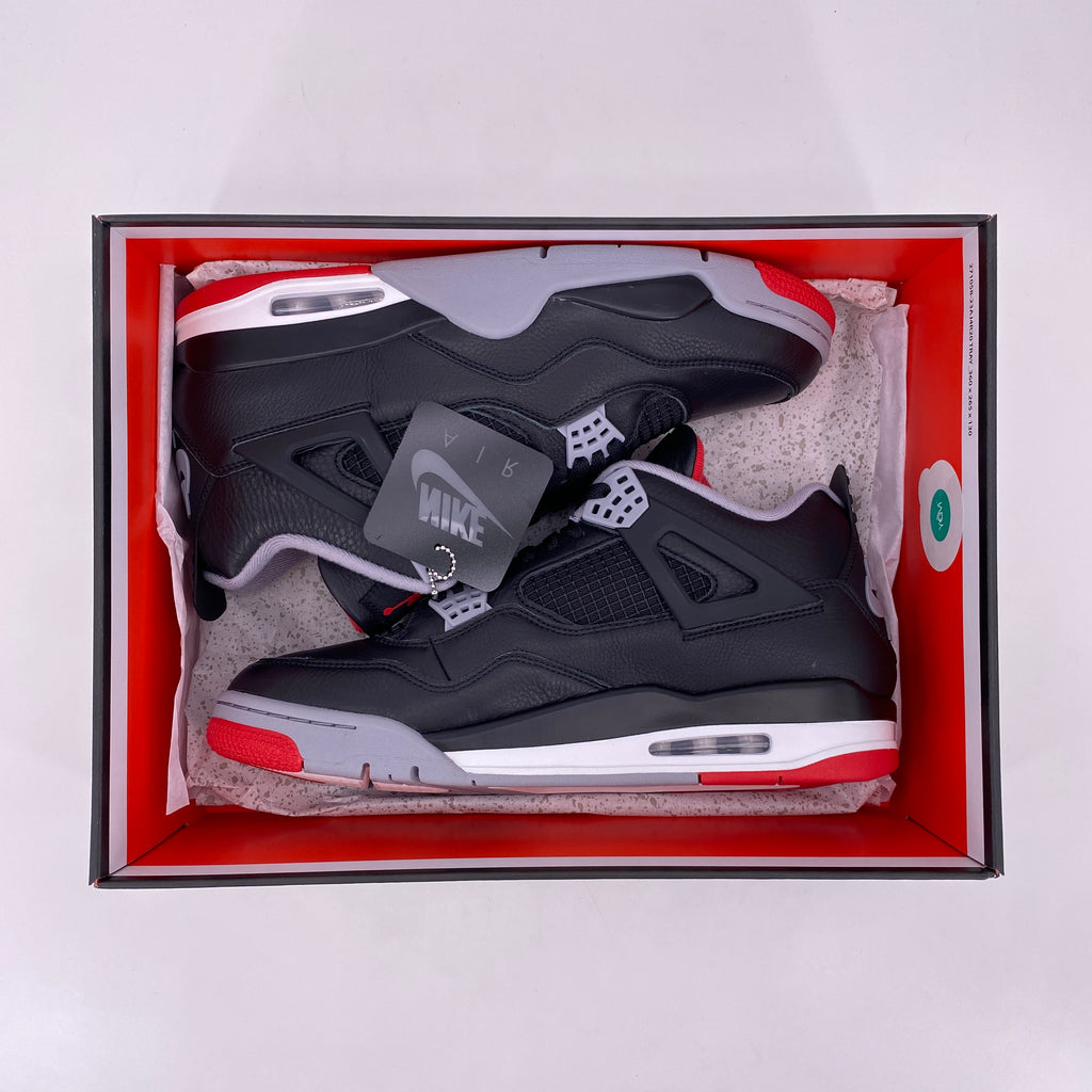 Air Jordan 4 Retro "Bred Reimagined" 2024 New Size 12