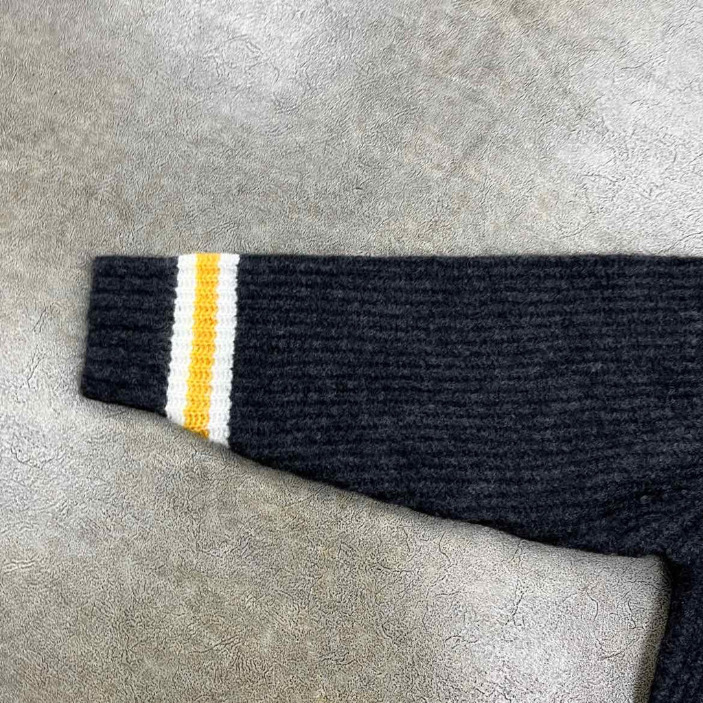 Stussy Crewneck Sweater "MOHAIR" Black New Size XXL