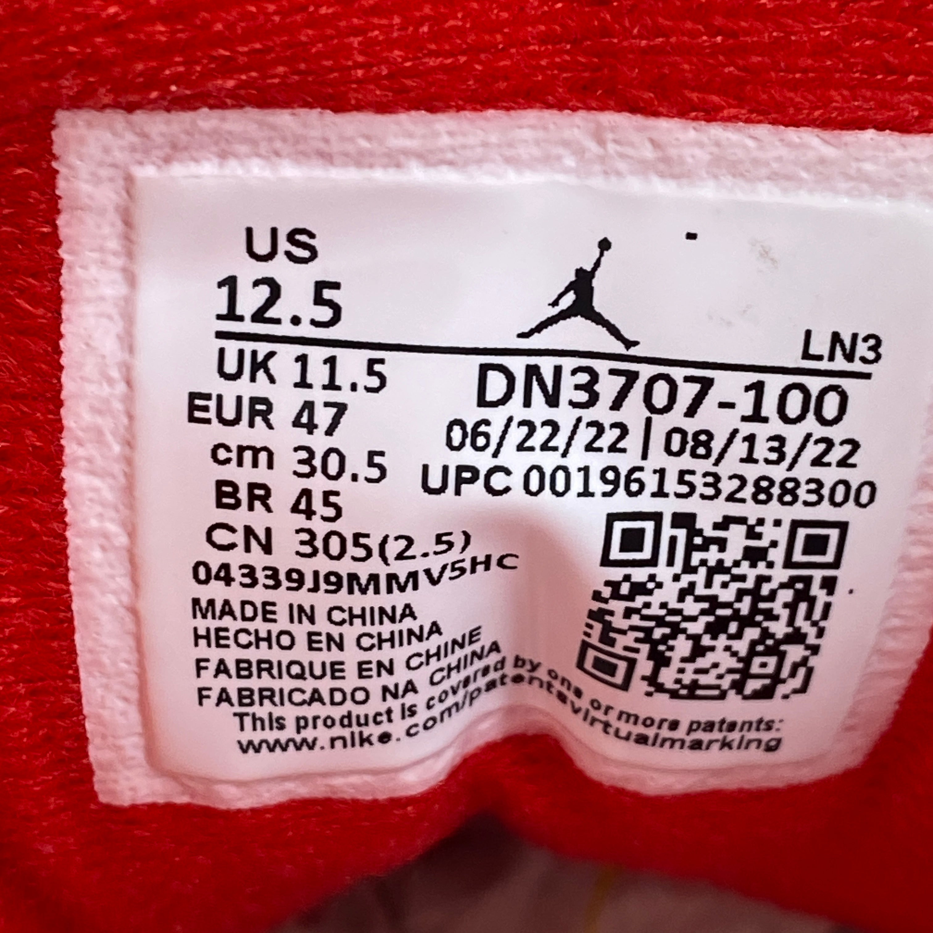 Air Jordan 3 Retro &quot;White Cement Reimagined&quot; 2023 New Size 12.5