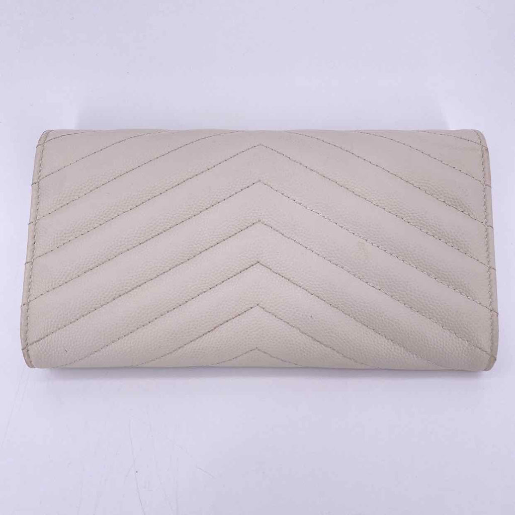 YSL Wallet Used Cream