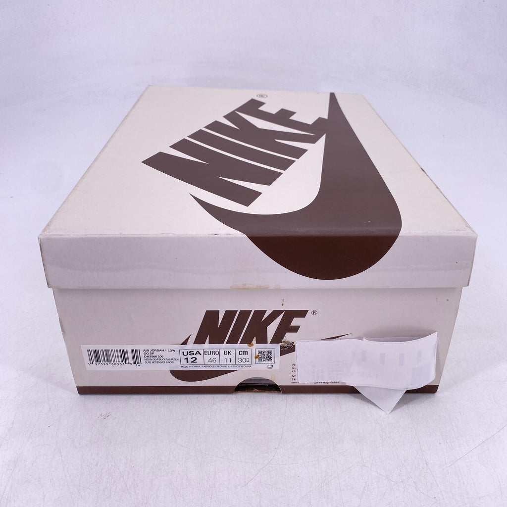 Air Jordan 1 Low OG SP "Travis Scott Medium Olive" 2024 New Size 12