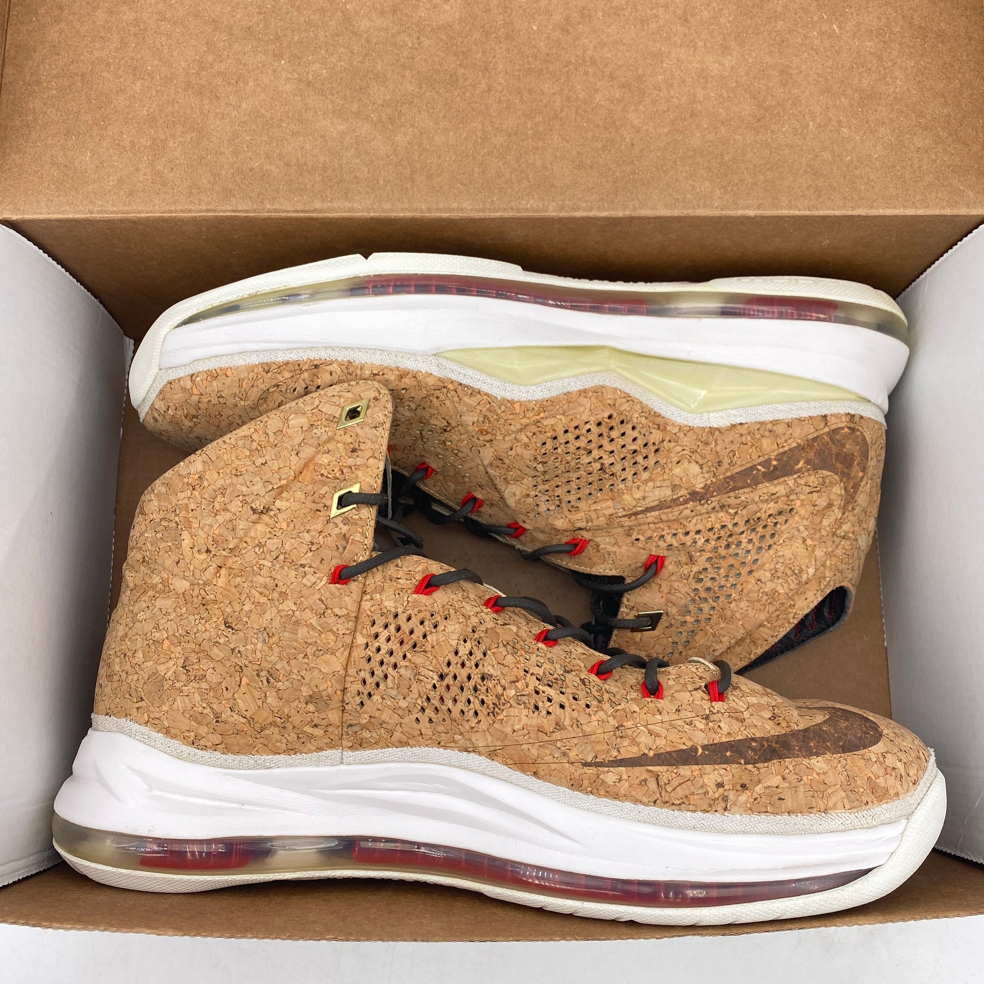 Nike Lebron 10 EXT &quot;Cork&quot; 2012 Used Size 11