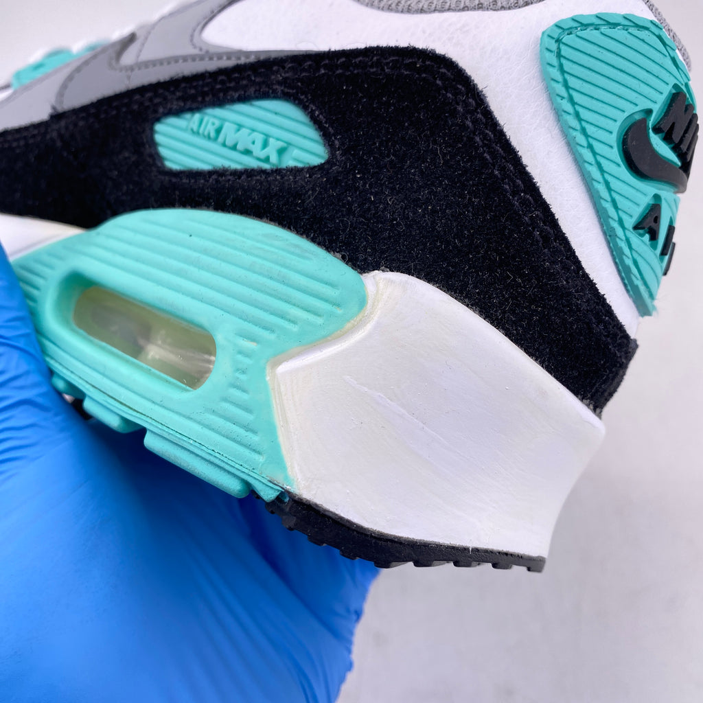 Nike (GS) Air Max 90 "Particle Grey Teal" 2022 New Size 6Y