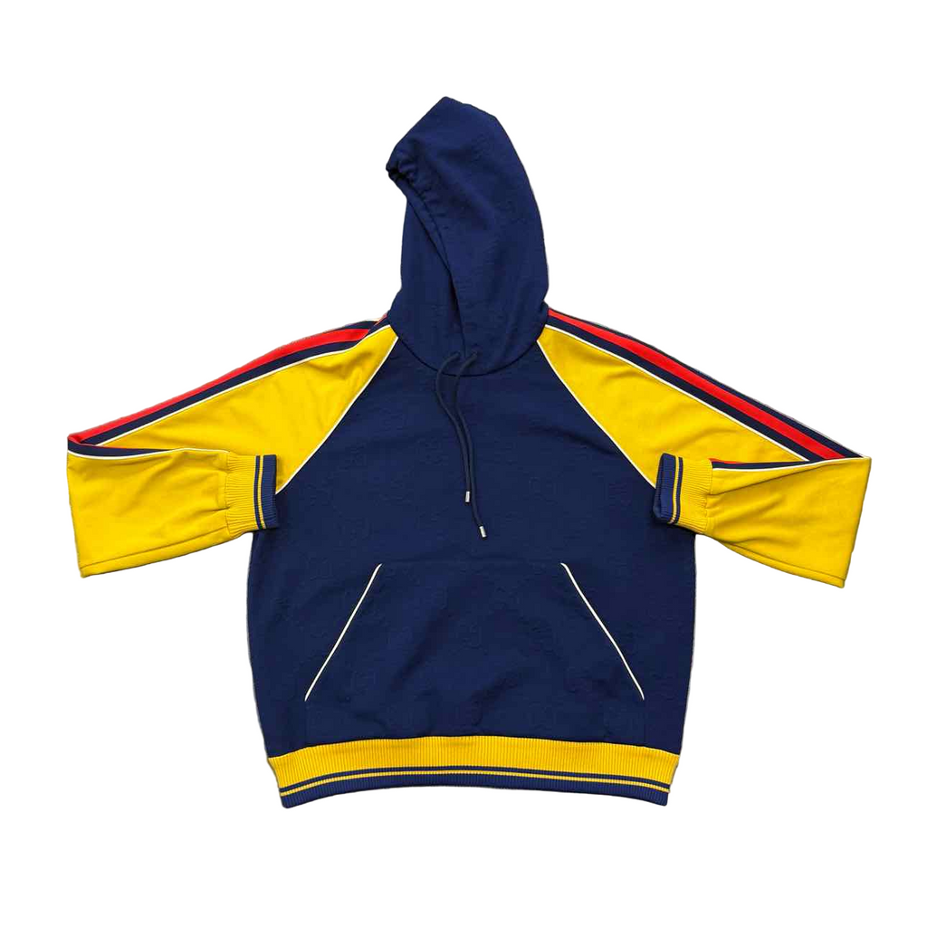Gucci Hoodie "GG JACQUARD" Yellow Used Size XL