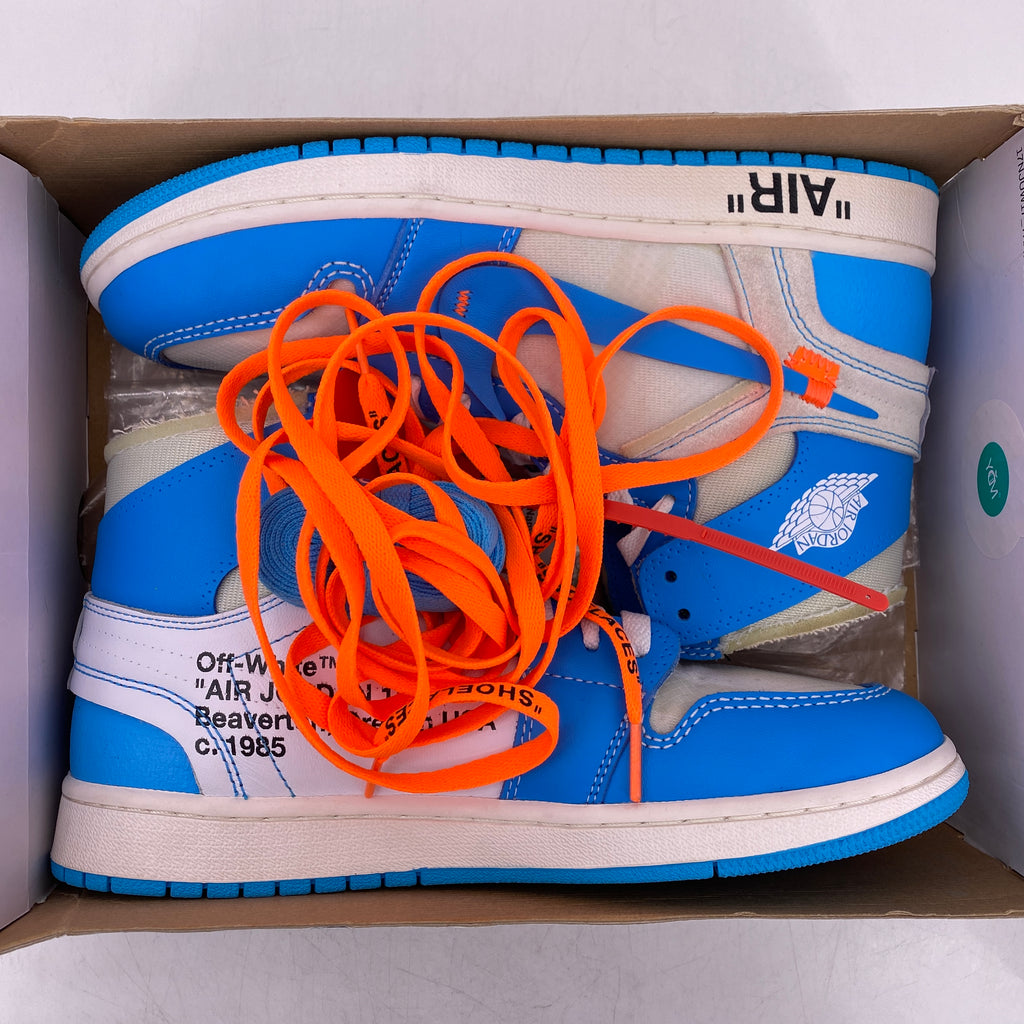 Air Jordan 1 Retro High OG "Off White Unc" 2018 New Size 8.5