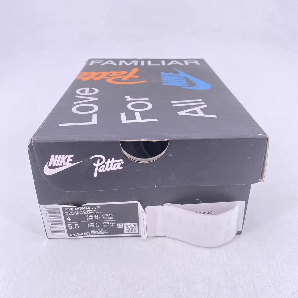 Nike Air Max 1 / Patta "Waves Monarch" 2021 New Size 4
