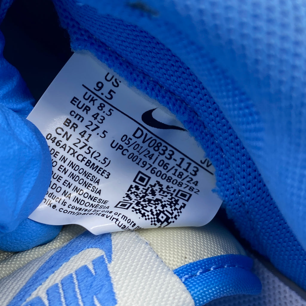 Nike Dunk Low "University Blue" 2024 New Size 9.5