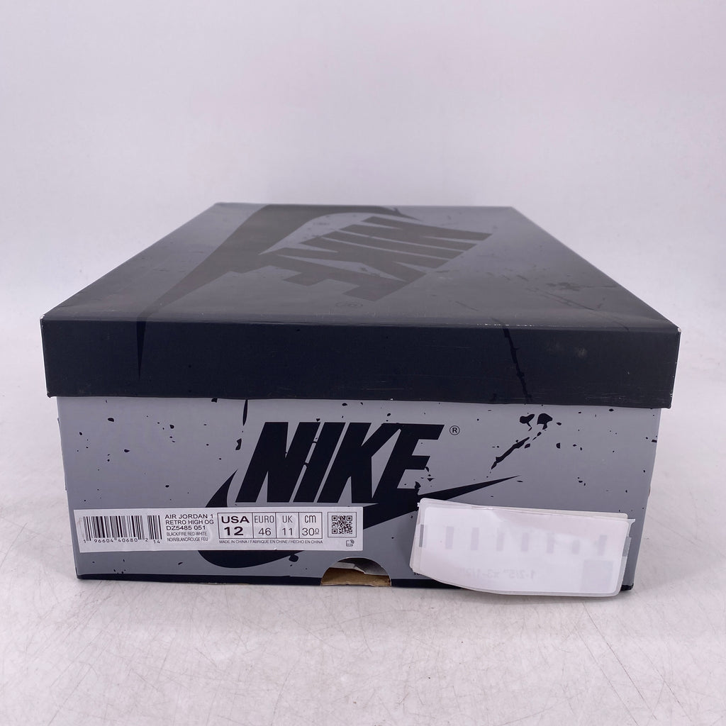 Air Jordan 1 Retro High OG "Washed Black" 2023 New Size 12