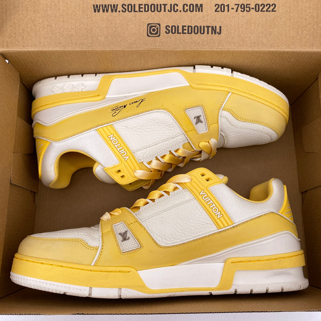 Louis Vuitton Trainer "Yellow"  Used Size 42
