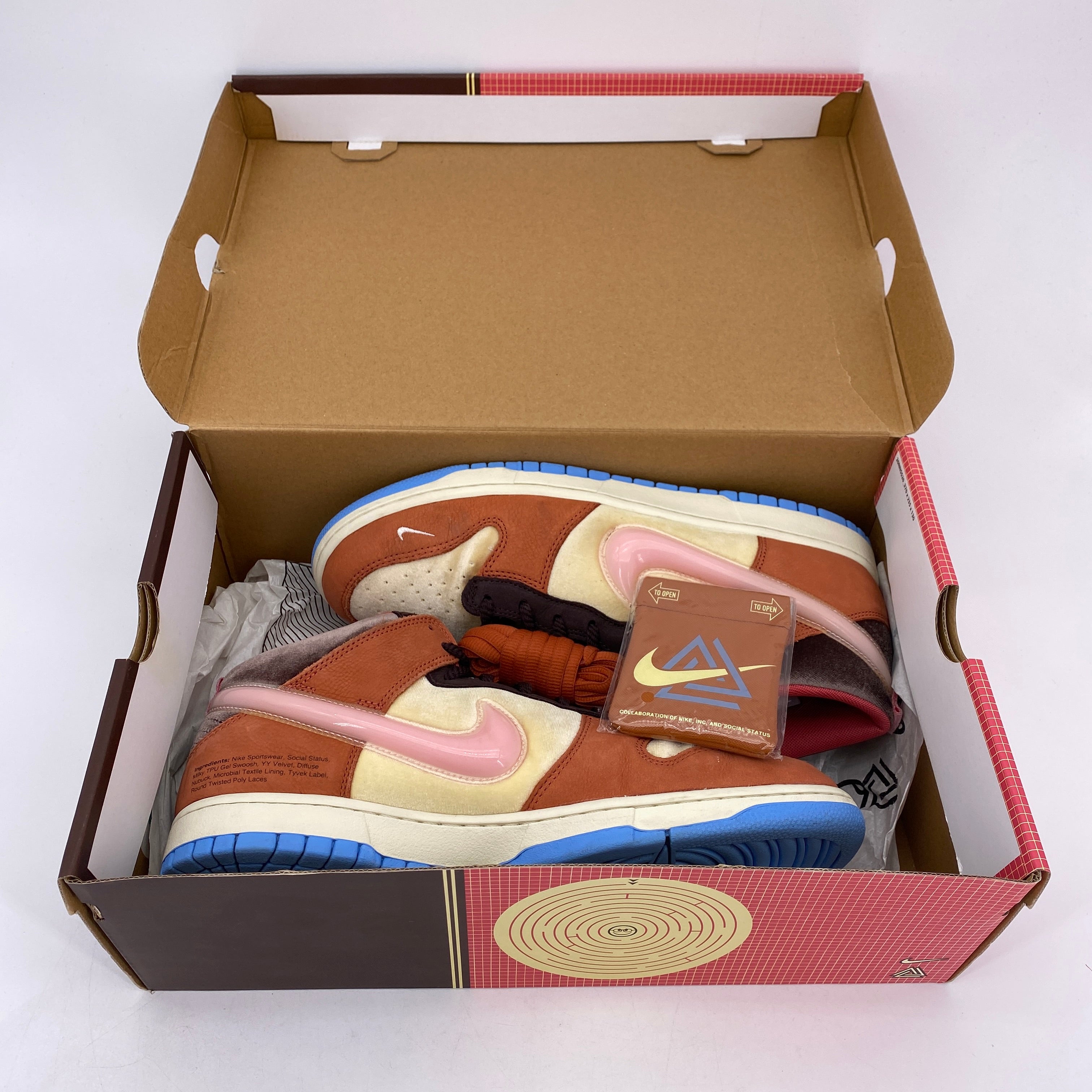 Nike Dunk Mid / SS &quot;Chocolate Milk Ss&quot; 2021 Used Size 11.5