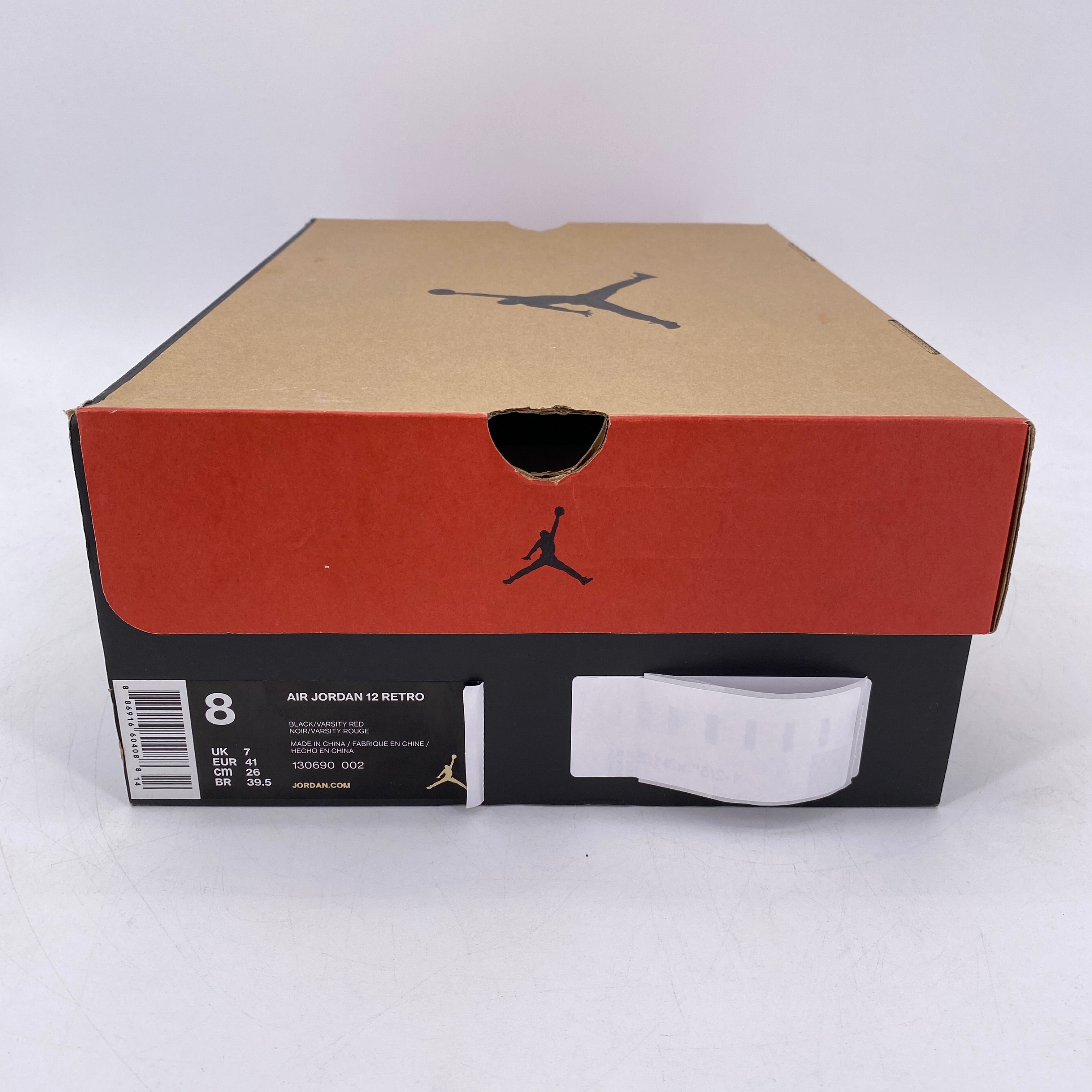 Air Jordan 12 Retro &quot;Flu Game&quot; 2016 Used Size 8