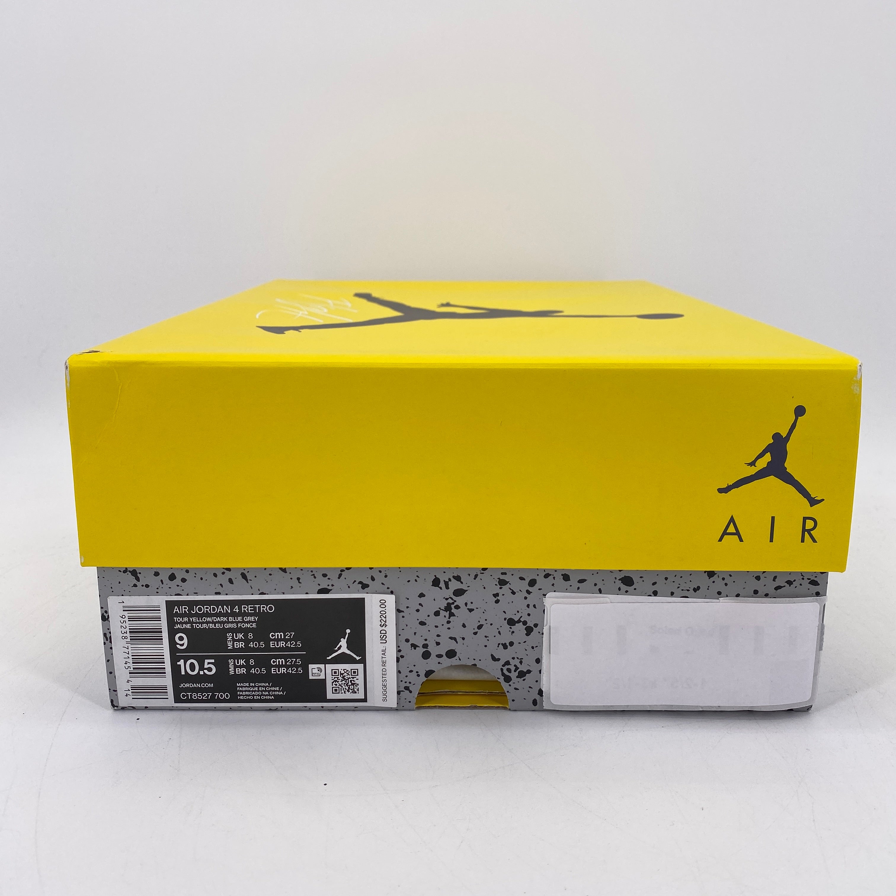 Air Jordan 4 Retro &quot;Lightning&quot; 2021 New Size 9