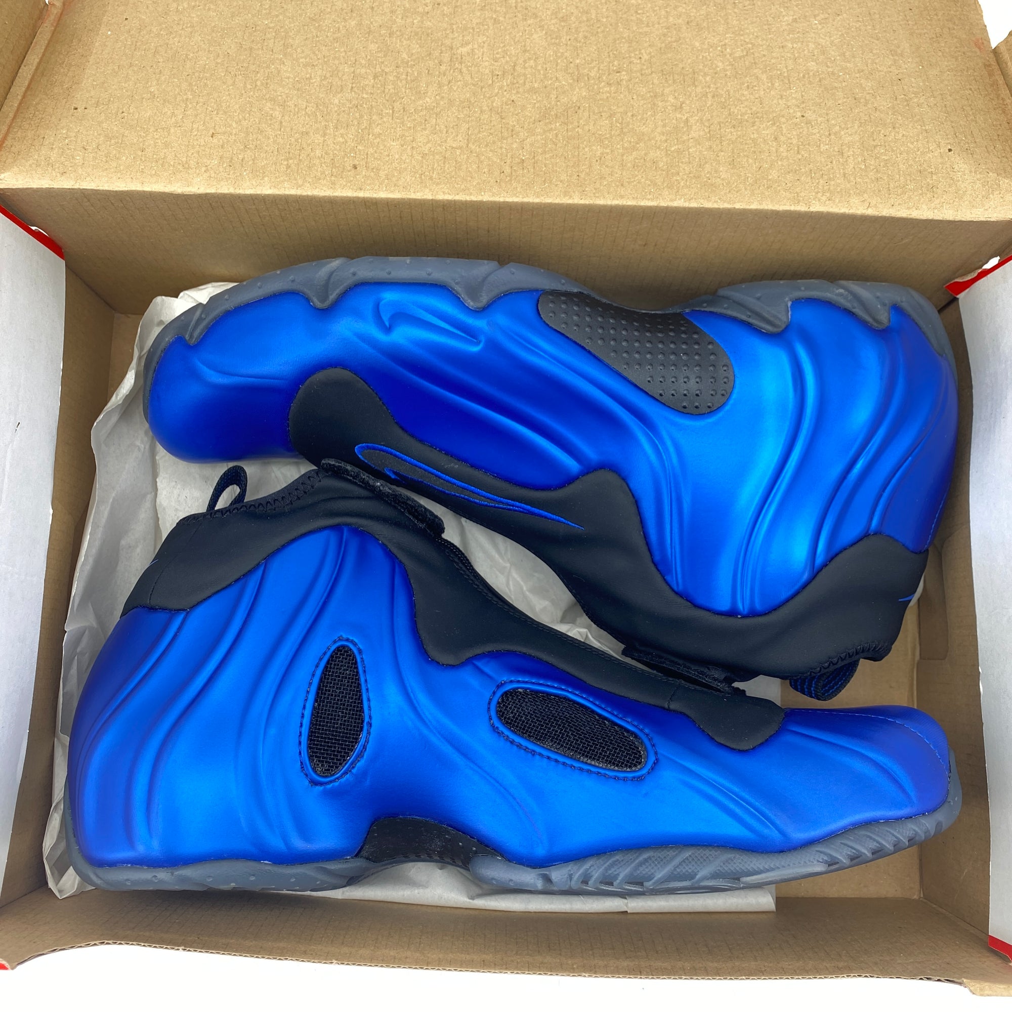 Nike Air Flightposite &quot;Dark Neon Royal&quot; 2018 New Size 9