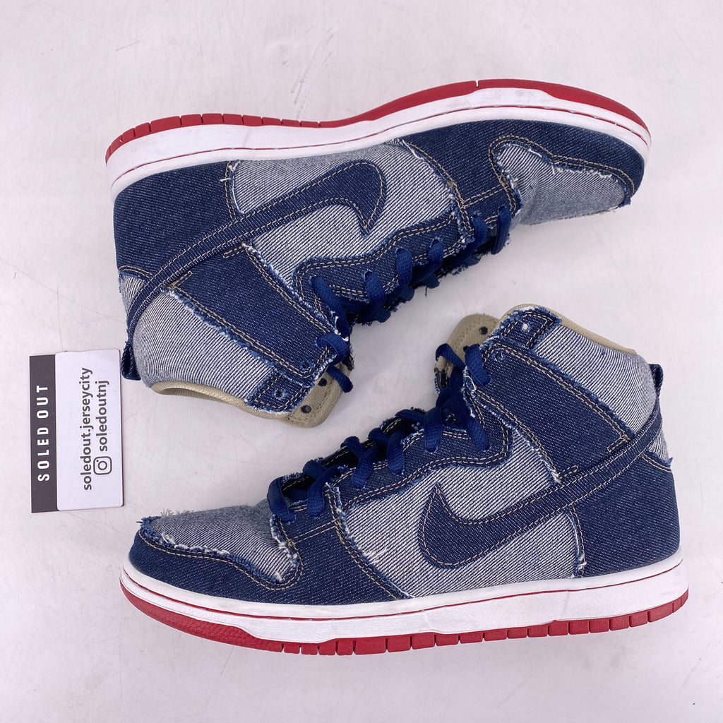 Nike SB Dunk High "Reese Forbes Denim" 2017 Used Size 8.5
