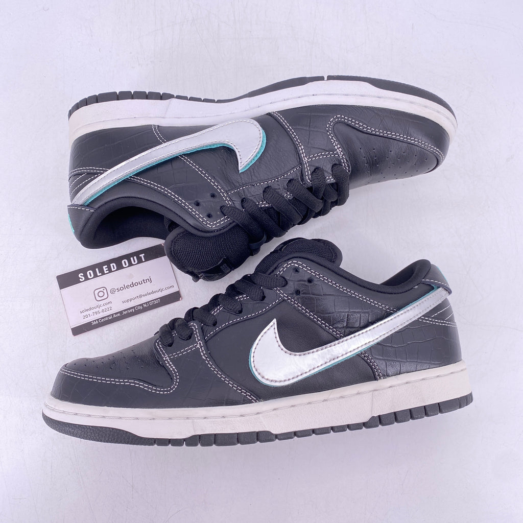 Nike SB Dunk Low "Black Diamond" 2018 Used Size 9