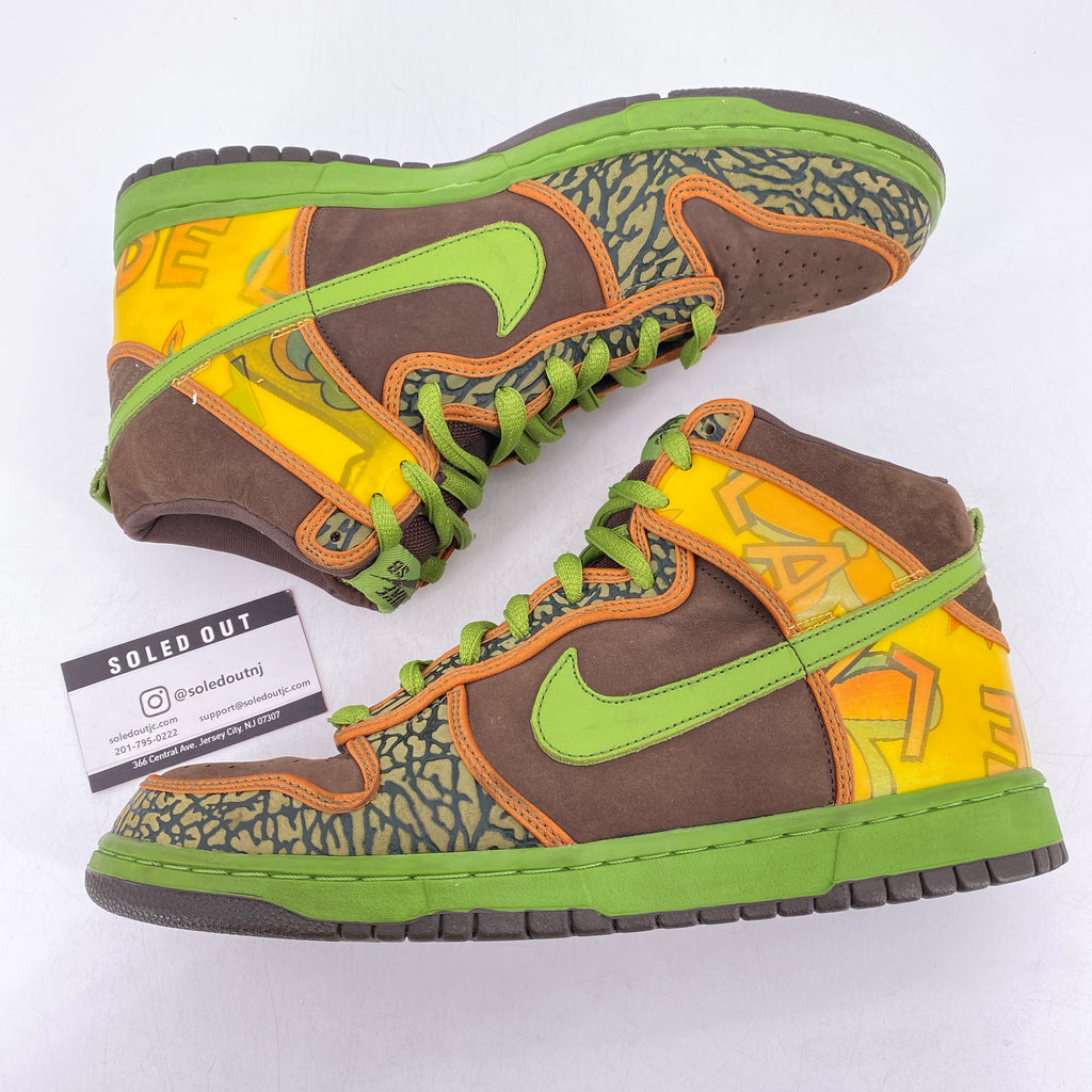 Nike SB Dunk High "De La Soul" 2005 Used Size 11
