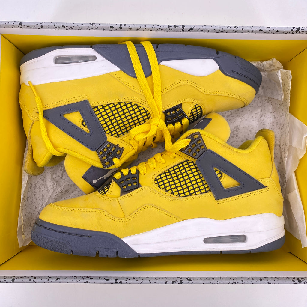 Air Jordan 4 Retro "Lightning" 2021 Used Size 8